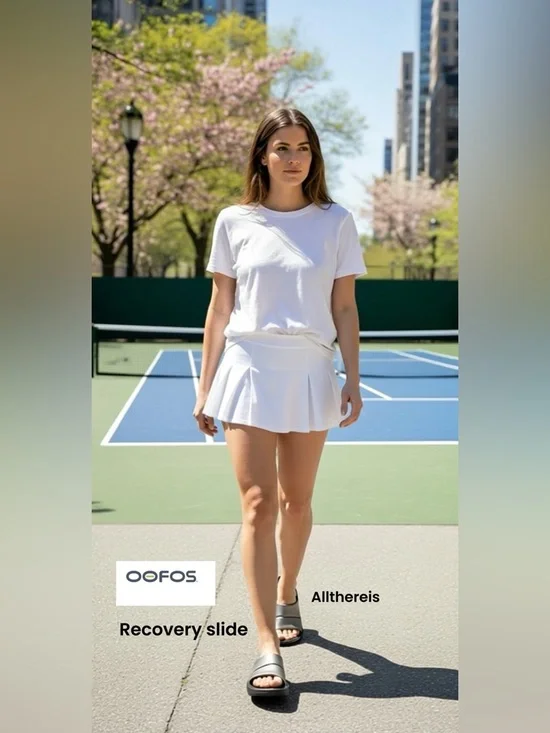 NWOB OOFOS OOahh Luxe slides - Picture 3 of 15